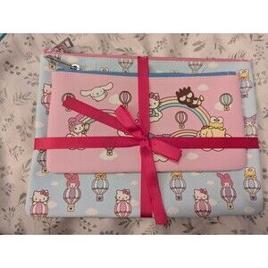 2024 Sanrio Hello Kitty & Friends Clear Skies 2 Pencil Pouches Medium & Large